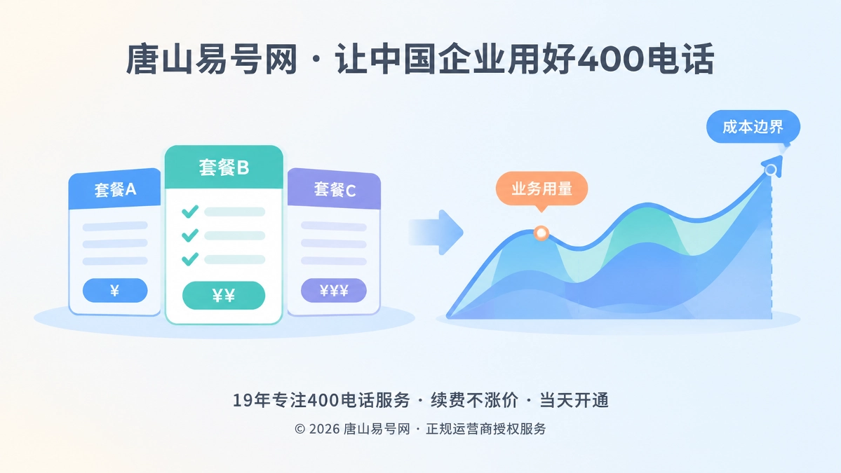 2026年400电话套餐解析：企业真正要确定的是成本边界